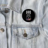 Gott Waffen und Trump-Unterstützung Button (Beispiel)