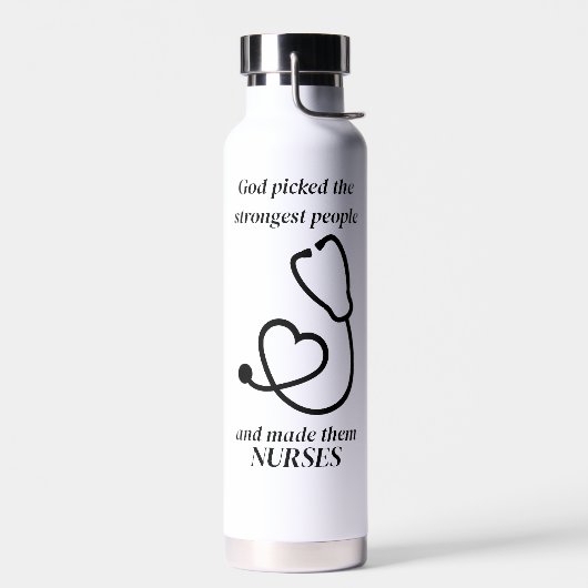 Gott wählte die stärksten Menschen... Trinkflasche (Links)