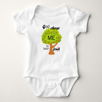 Gott wählte MICH! - Babybodysuit Bibel-Vers Baby Strampler