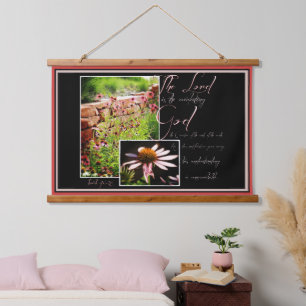 Gott Wandteppich Mit Holzrahmen