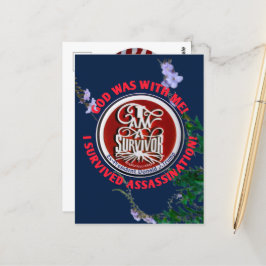"GOTT WAR MIT MIR" ICH BIN EINE ÜBERLEBENDE Postka Postkarte