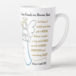Gott weiß ich brauche Freundschaft Latte Tasse