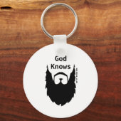 Gott weiß schlüsselanhänger (Vorderseite)
