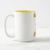 Gott weiß! zweifarbige tasse (Links)