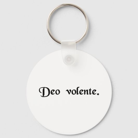 Gott will schlüsselanhänger (Vorderseite)