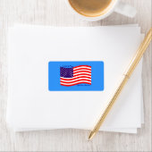 Gott wir vertrauen ~ Christliches Amerika Adressaufkleber (Insitu)