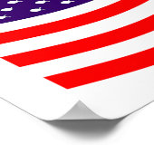 Gott wir vertrauen ~ Christliches Amerika Poster (Ecke)