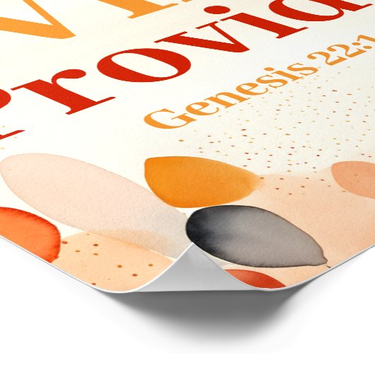 Gott wird Boho Christliche Mauerkunst geben Poster (Ecke)