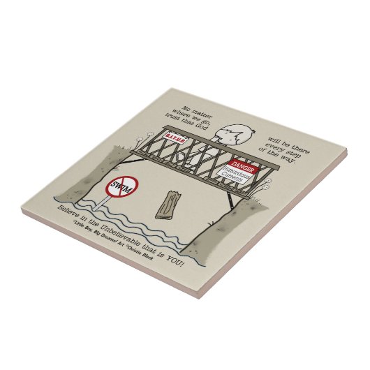 Gott wird da sein fliese (Seite)