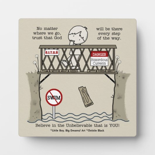 Gott wird da sein fotoplatte (Vorderseite)