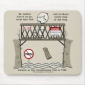 Gott wird da sein mousepad (Vorne)