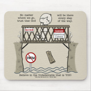 Gott wird da sein mousepad