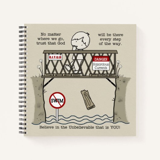 Gott wird da sein notizblock (Vorderseite)