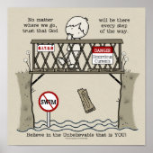 Gott wird da sein poster (Vorne)