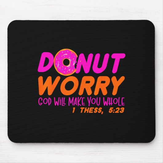 Gott wird dich ganz lustig Männer Frauen Jesus Dou Mousepad (Vorne)