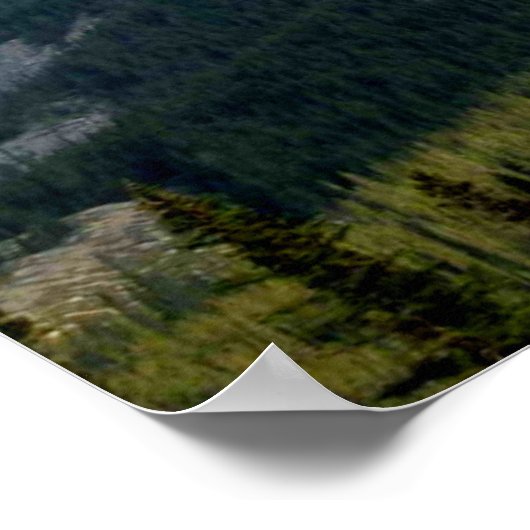 Gott wird dich mit seinem Flügel Psalm 91 bedecken Poster (Ecke)