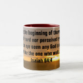 Gott wird handeln zweifarbige tasse (Mittel)