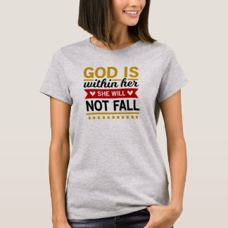 Gott wird in ihr nicht Christlich werden T-Shirt