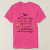 Gott wird mit der Bibel Verse ein Angebot machen T-Shirt (Design vorne)