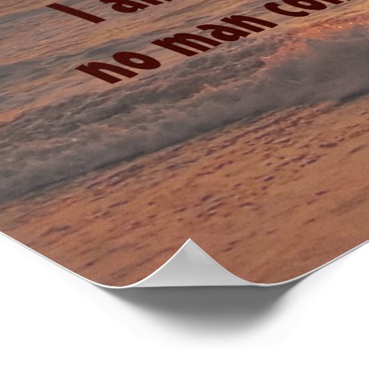 Gott wird mit der Schrift einen Weg machen Poster (Ecke)