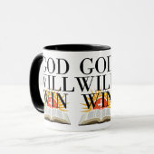 Gott wird zwei Tonen Tasse gewinnen (Vorderseite Links)