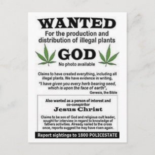 Gott wollte Poster Postkarte
