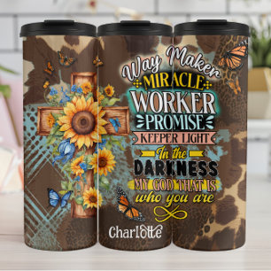 Gott: "Wunder Maker", "Wunderarbeiter", "Licht" Thermosbecher