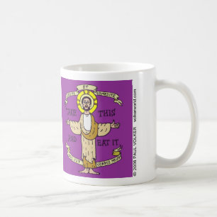 Gott wurde durch ein artist.$12.95 hergestellt kaffeetasse