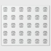 Gott wusste, dass ich zu mächtig wäre, wenn ich re geschenkpapier (Flach)