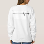 Gott wusste..... sweatshirt (Rückseite)