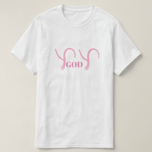 "Gott Y?" Entwurf der Kriyas-Sammlung T-Shirt (Design vorne)