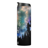 Gott zählt Sterne nach Namen Thermosbecher (Nach rechts gedreht)