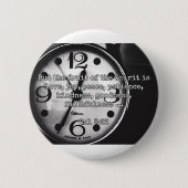 Gott-Zitate: Gallonen-5:22 -- "Frucht des Geistes Button (Vorderseite)