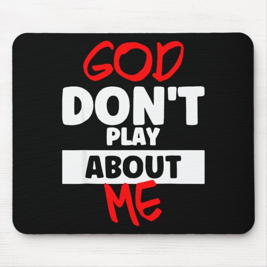 Gott zögert nicht mit mir  mousepad (Vorne)