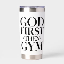 Gott zuerst, alles andere findet seinen Platz Thermobecher