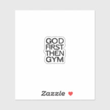 Gott zuerst, dann Gym Tasse – Christliche Workout