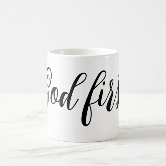 Gott zuerst kaffeetasse (Mittel)