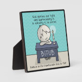 Gott zündet unser Licht Fotoplatte (Vorderseite)