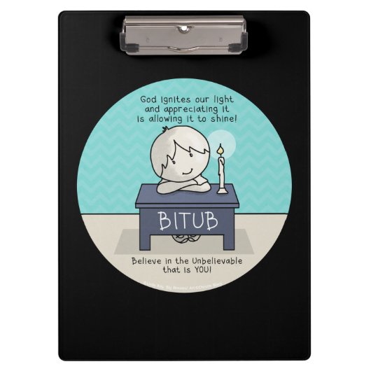 Gott zündet unser Licht Klemmbrett (Vorderseite)