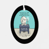 Gott zündet unser Licht Ornament Aus Metall (Vorderseite links)