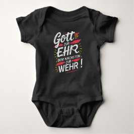 Gott zur Ehr dem Nächsten zur Wehr - Feuerwehr Baby Strampler