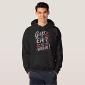 Gott zur Ehr dem Nächsten zur Wehr - Feuerwehr Hoodie (Vorne ganz)