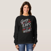 Gott zur Ehr dem Nächsten zur Wehr - Feuerwehr Sweatshirt (Vorne ganz)