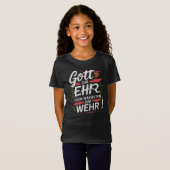 Gott zur Ehr dem Nächsten zur Wehr - Feuerwehr T-Shirt (Vorne ganz)