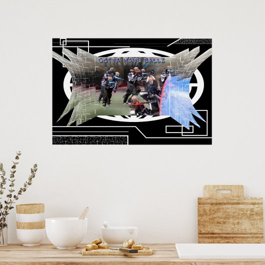 Gotta-Bälle Poster (Küche)