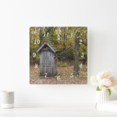 Gotta Go Wall Clock Quadratische Wanduhr (Zuhause)