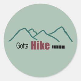 Gotta Hike Mountains Simplistic Sticker