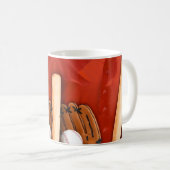Gotta Liebe Baseball Kaffeetasse (VorderseiteRechts)