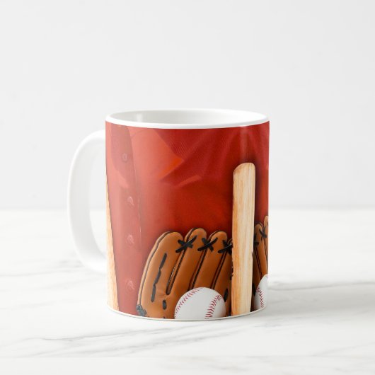 Gotta Liebe Baseball Kaffeetasse (Vorderseite Links)