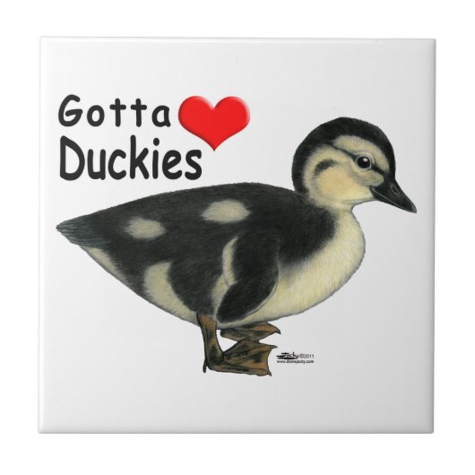 Gotta Liebe Duckies Fliese (Vorderseite)